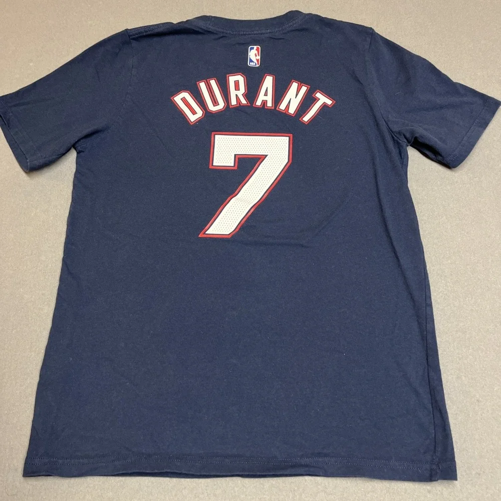 Nike Brooklyn‎ Nets Kevin Durant Navy T-Shirt Youth Large 12